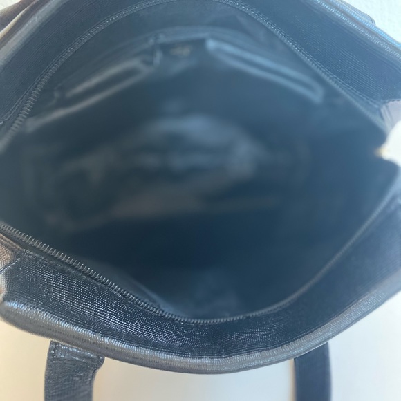 Authentic Celine Circle logo Shoulder Bag Black - Picture 6 of 12